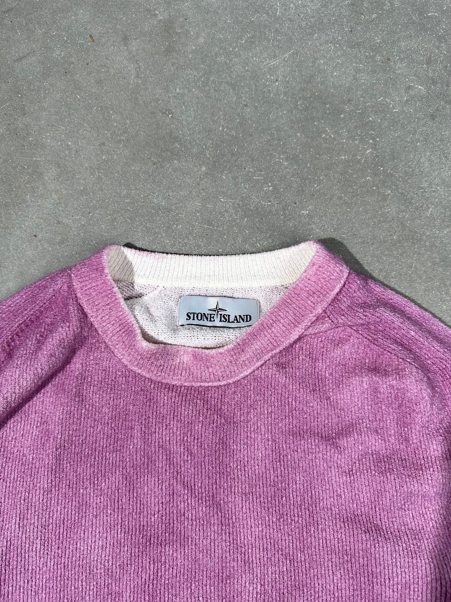 Stone Island Pink Washed Sweater (L)