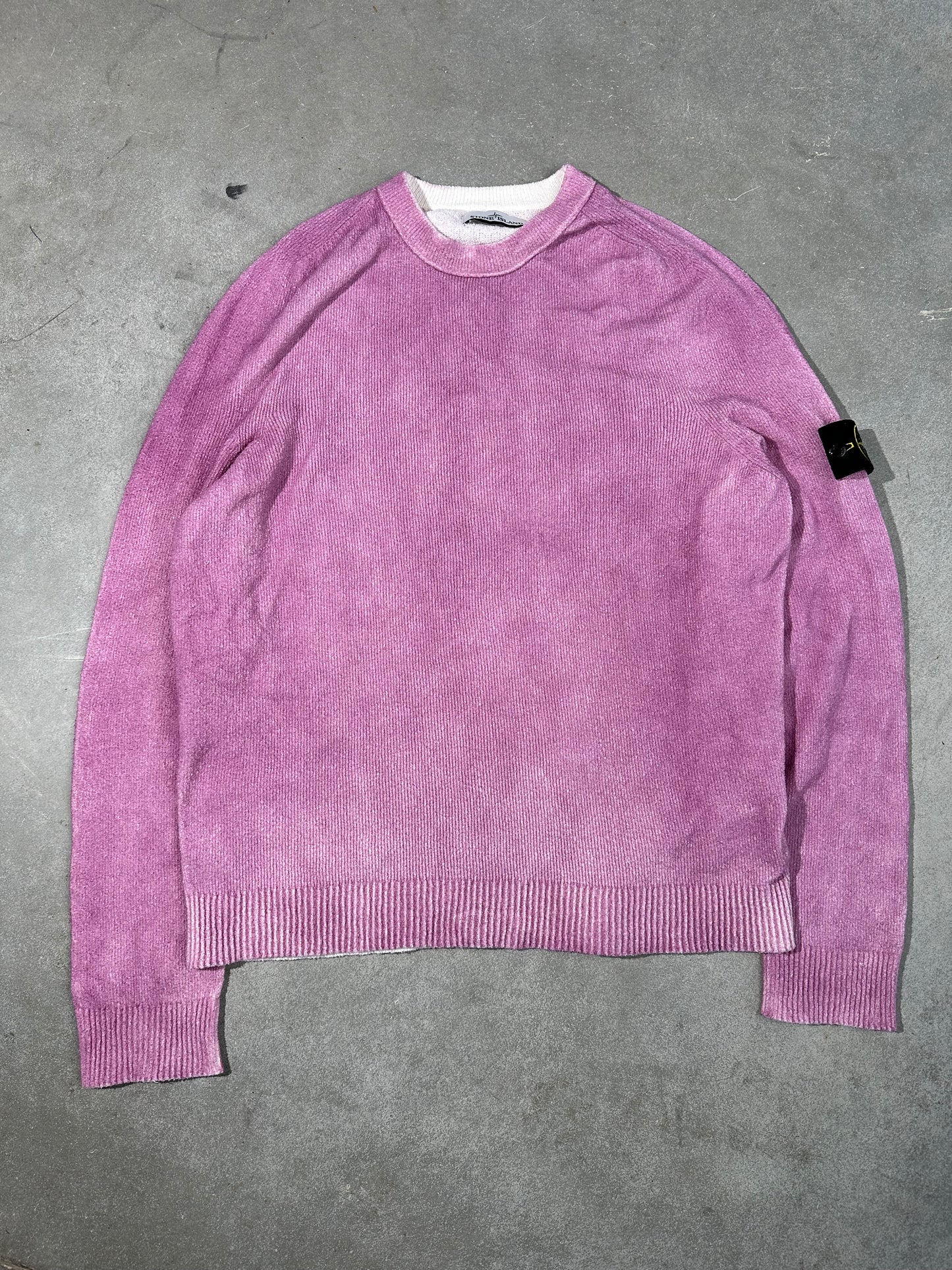 Stone Island Pink Washed Sweater (L)