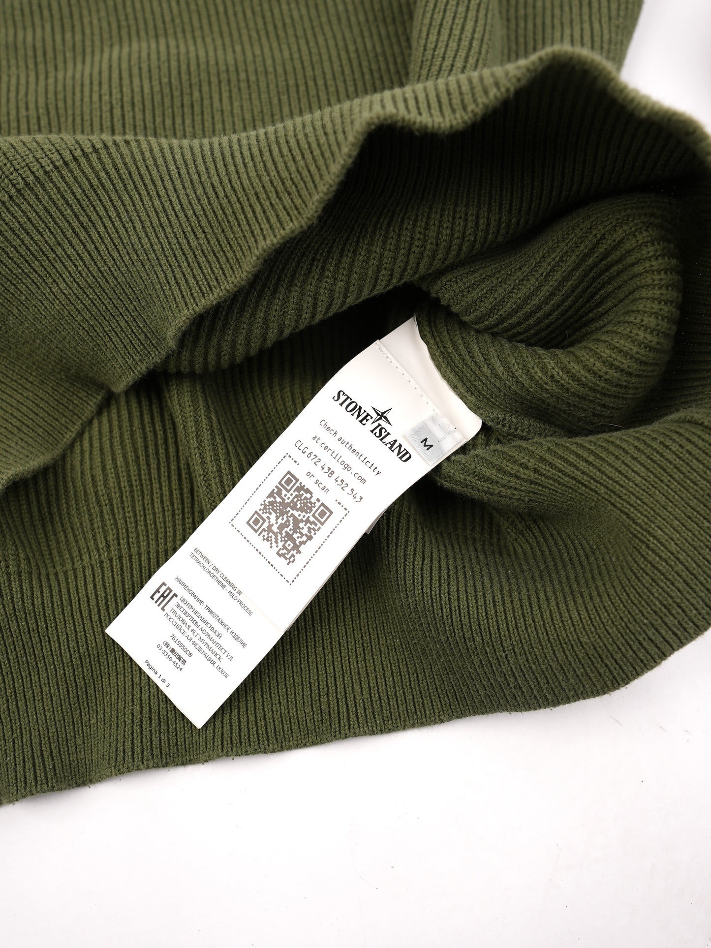 Stone Island Cable Knit Sweater