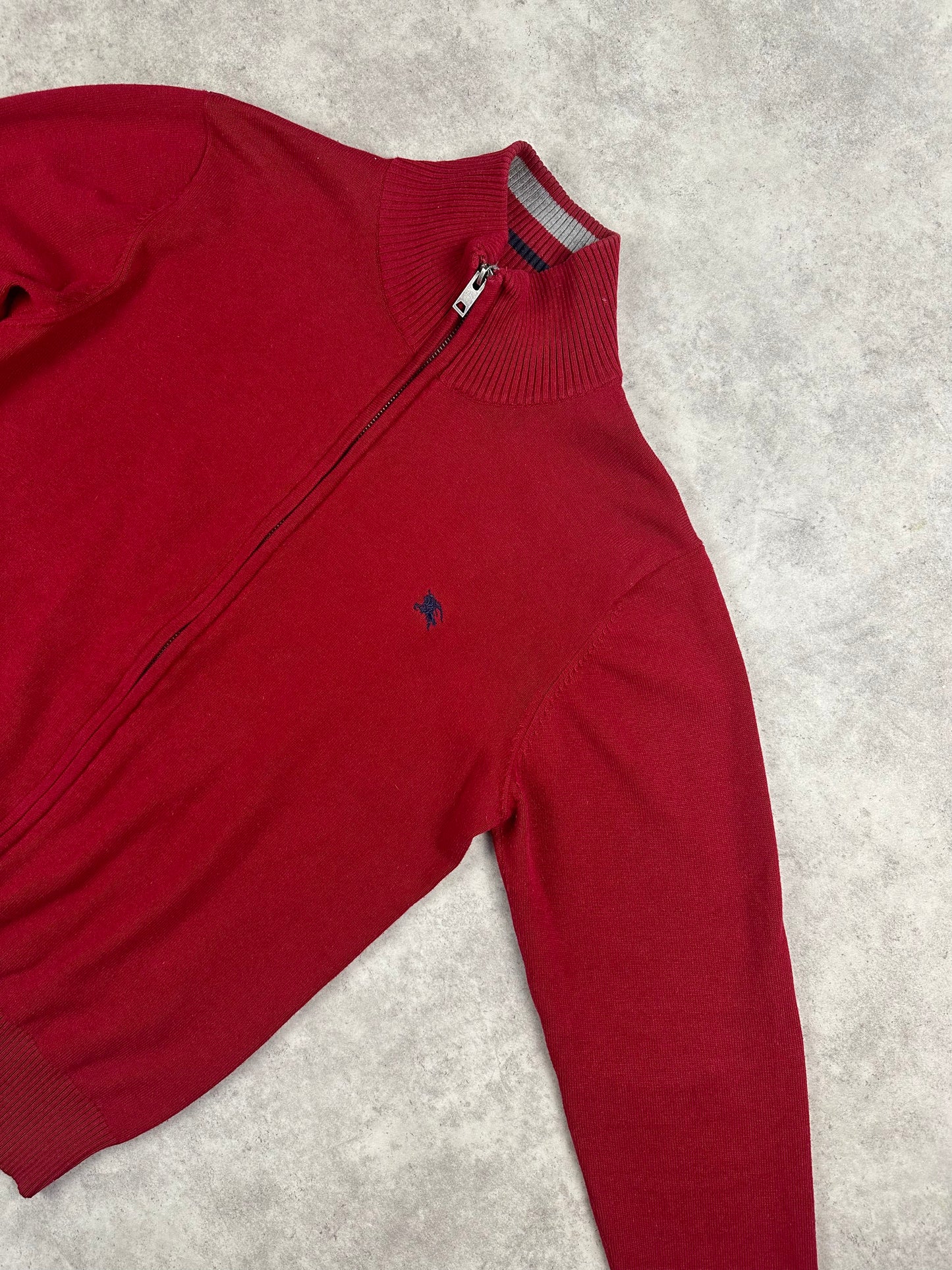 Burberry Knit Zip Sweater (L)