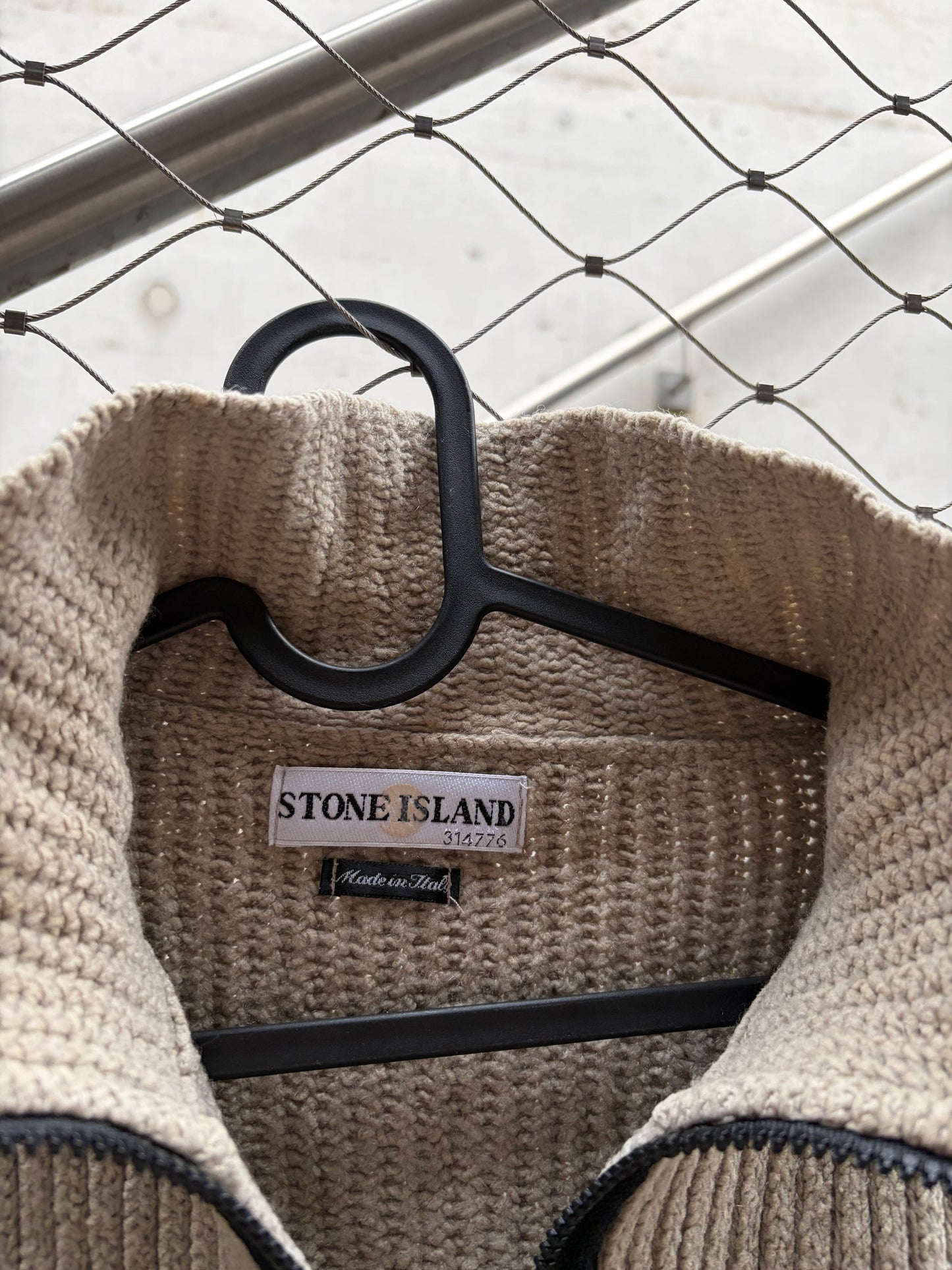 Stone Island 2002 1/4 Knit Sweater