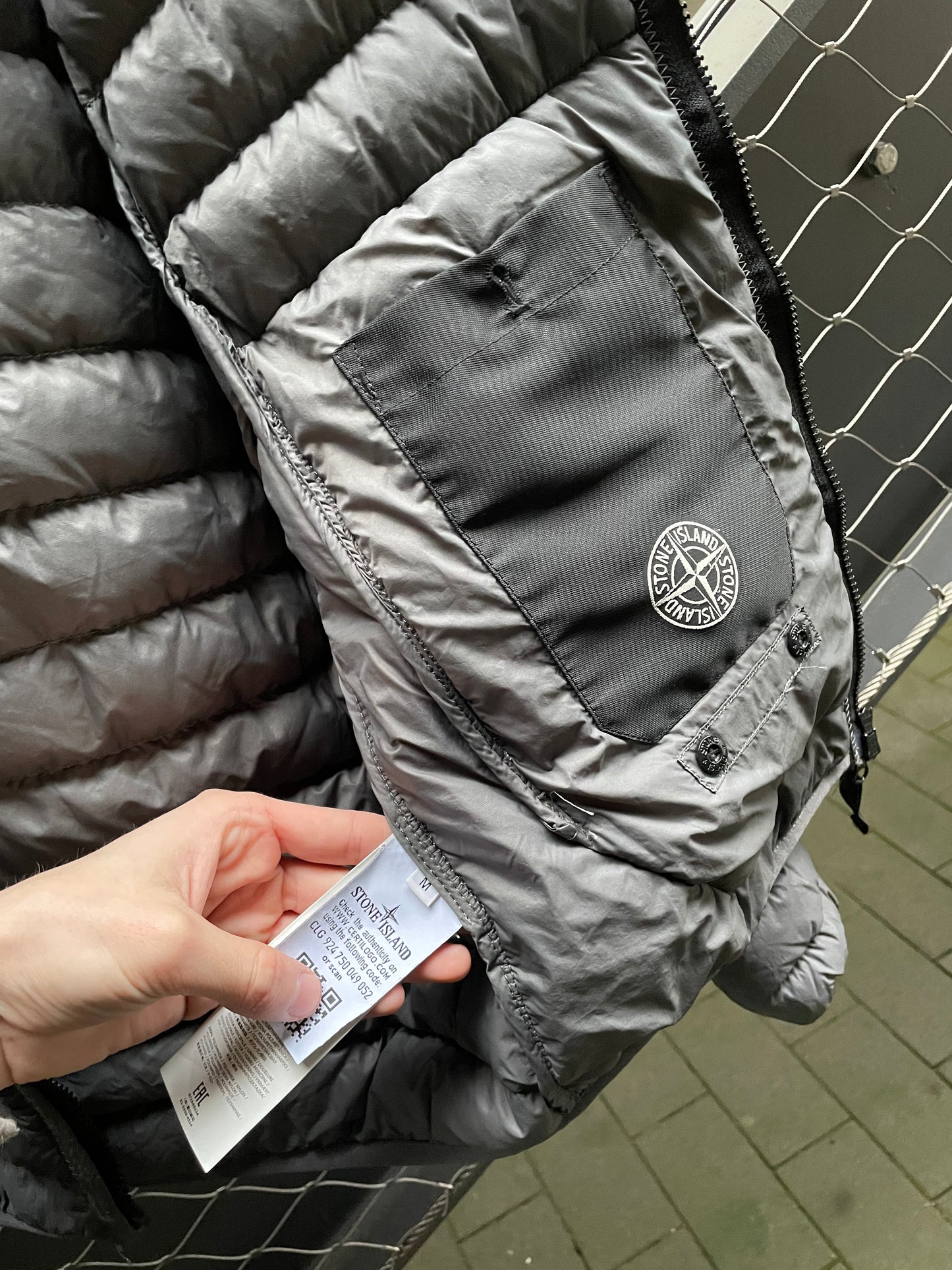Stone Island Garment Dyed Micro Yarn Down Jacket
