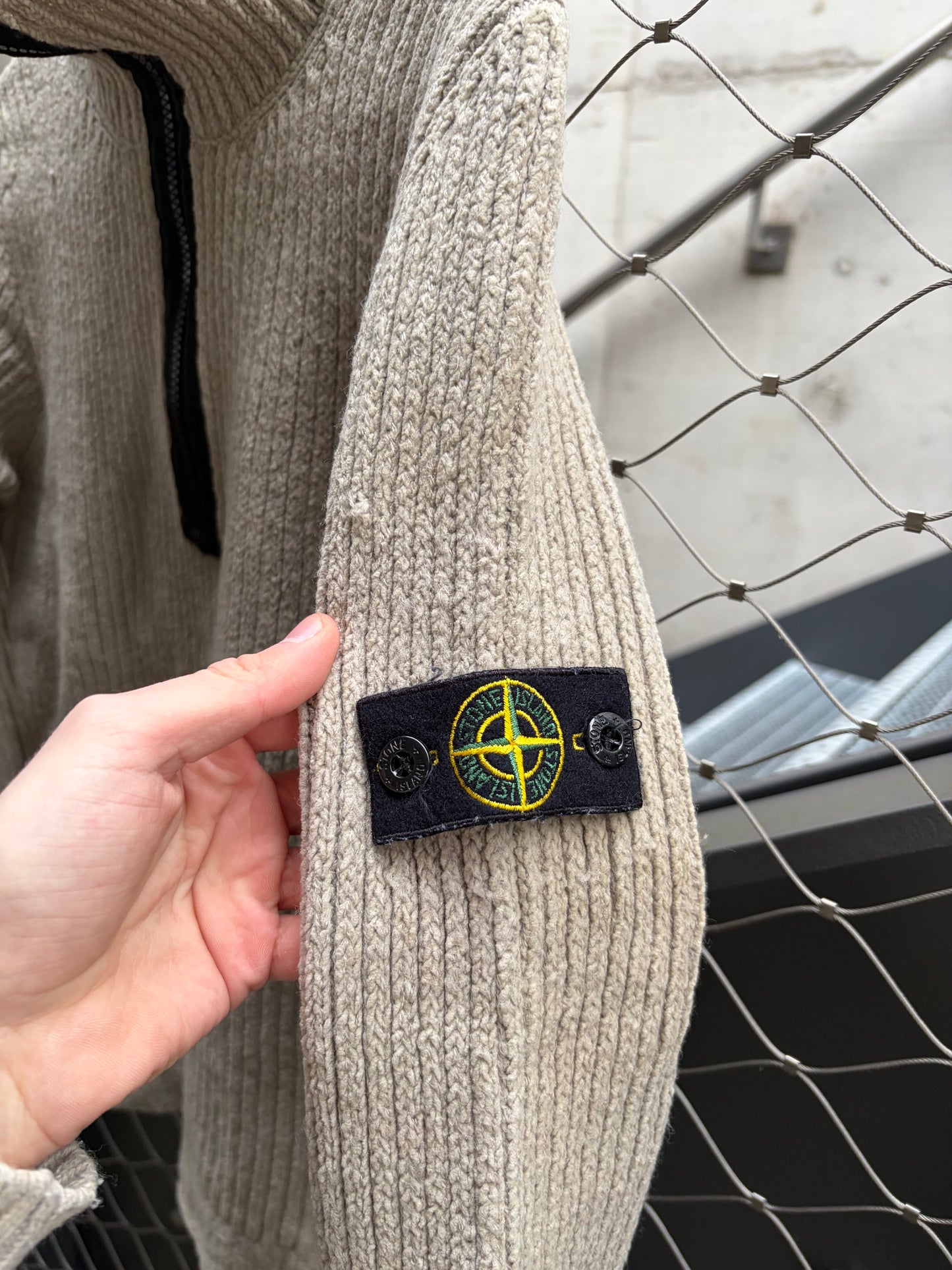 Stone Island 2002 1/4 Knit Sweater
