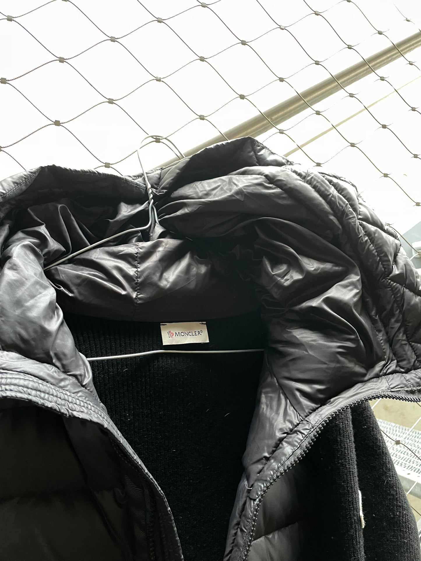 Moncler Knit/Down Cardigan