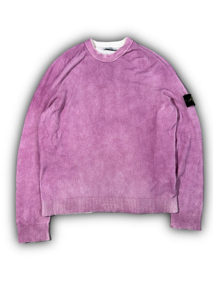 Stone Island Pink Washed Sweater (L)