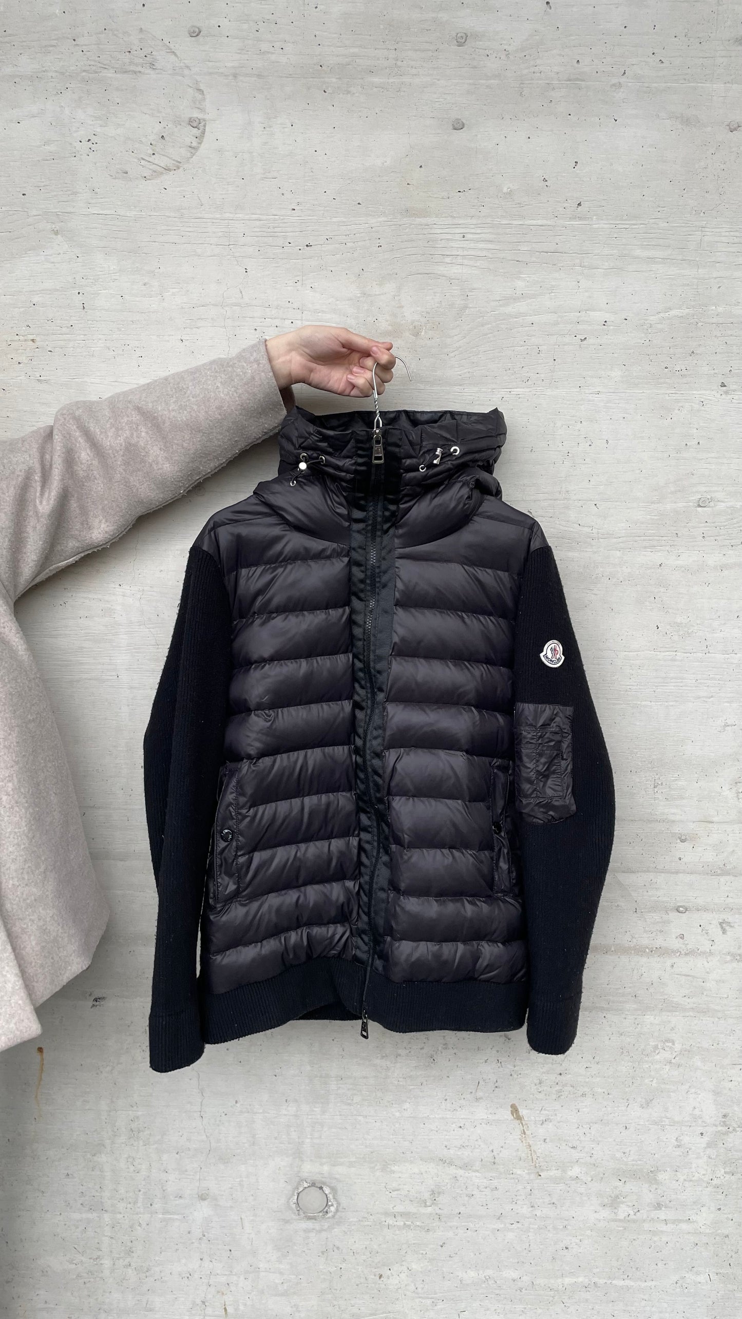 Moncler Knit/Down Cardigan