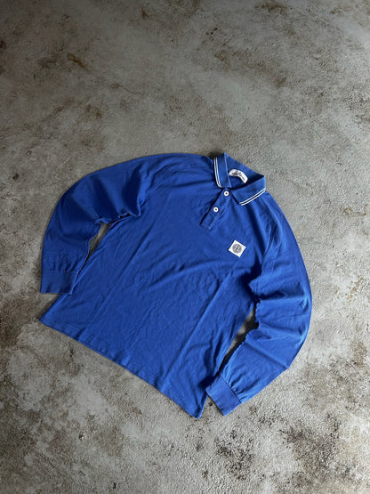 Stone Island Patch Longsleeve Polo