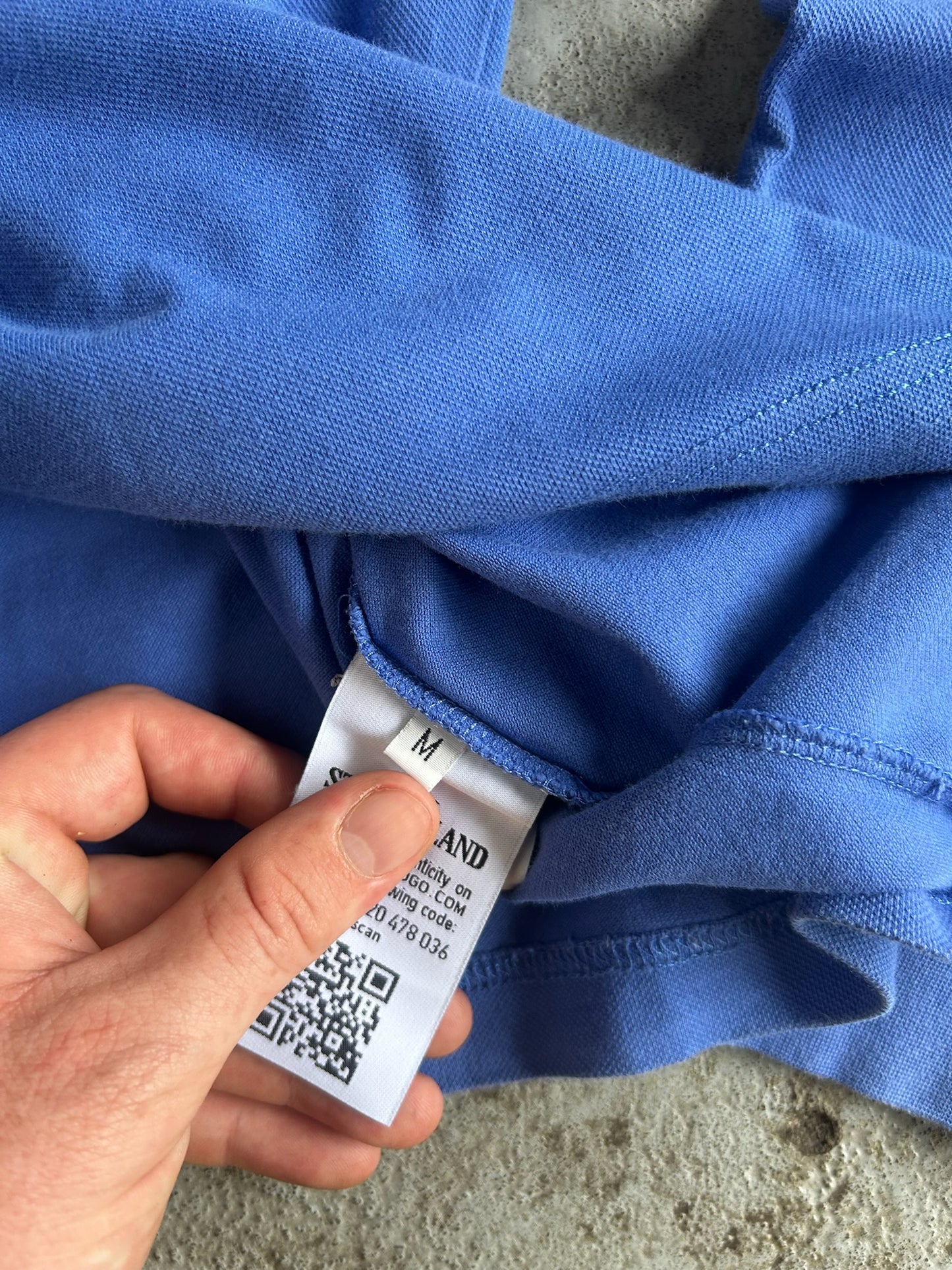 Stone Island Patch Longsleeve Polo