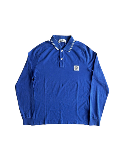 Stone Island Patch Longsleeve Polo